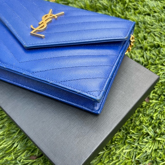 SAINT LAURENT Envelope Wallet on Chain - Picture 3 of 13